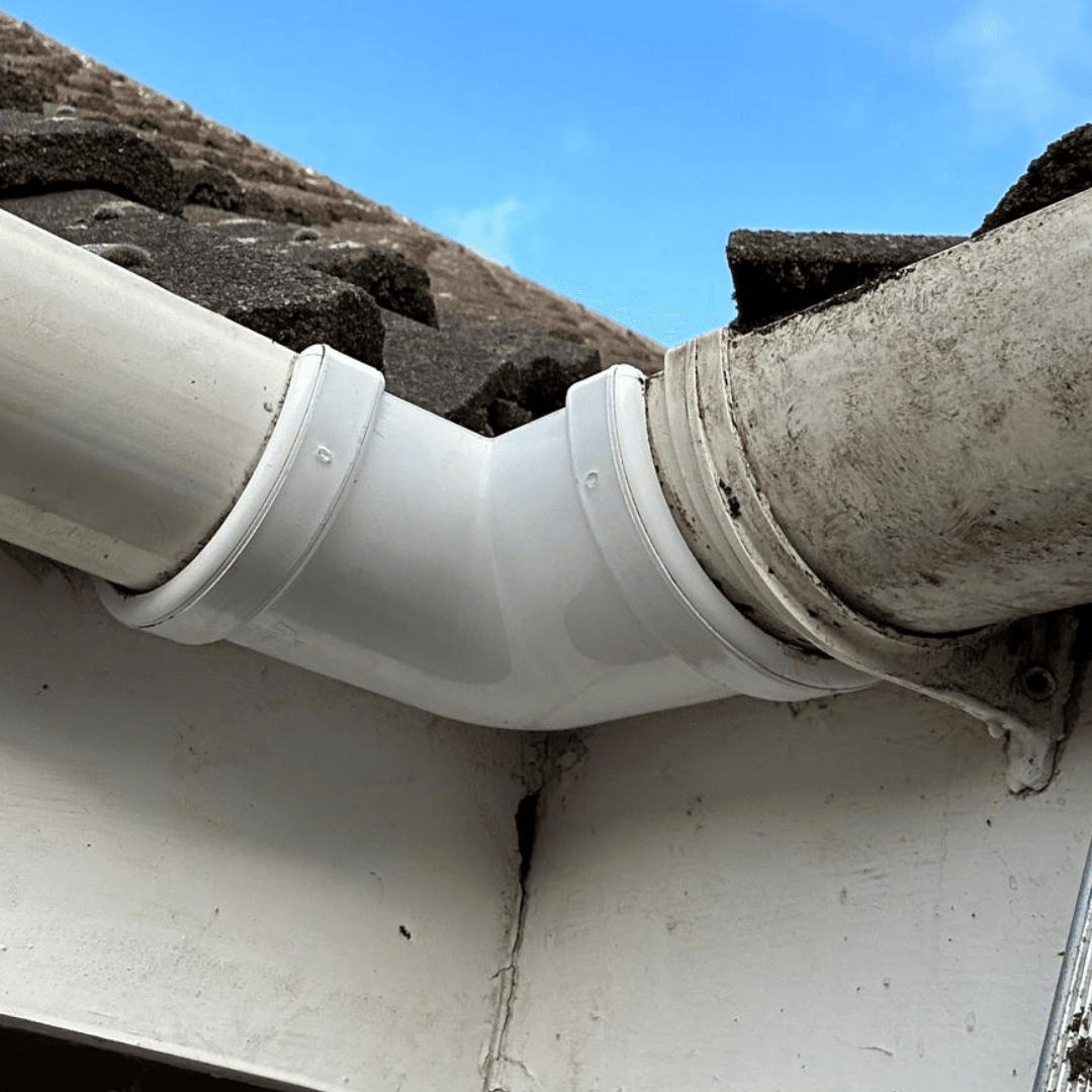 After gutter repair