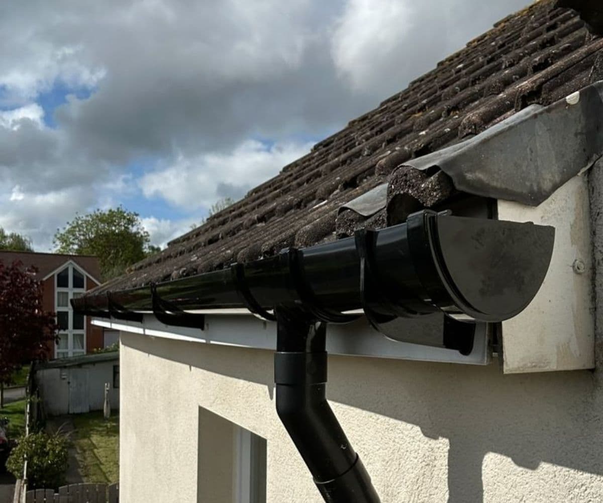 Gutter repair work in Yeovil